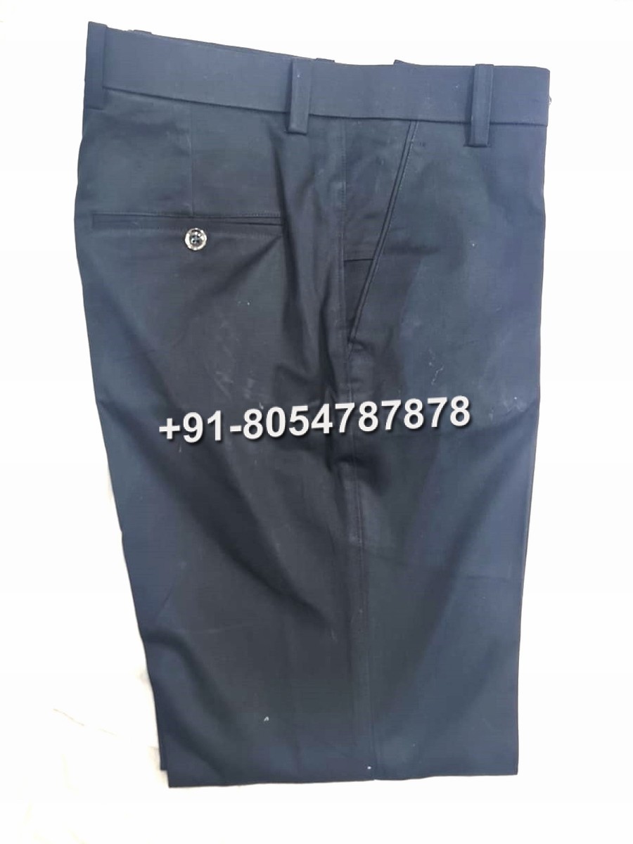 Raymond Men's Premium Cotton Striped Unstitched Shirting Fabric (Dark Blue)