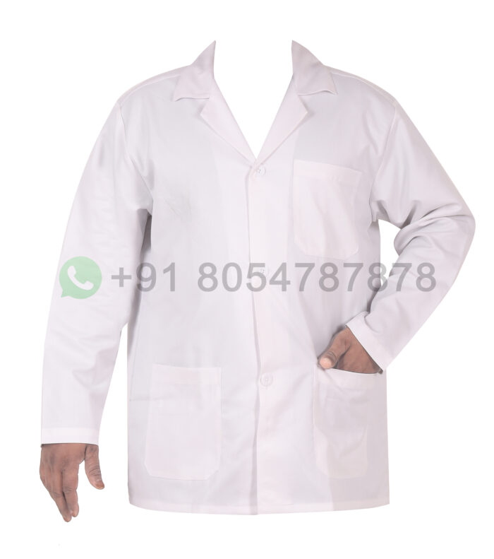 Unisex Lab Coat Half Sleeves