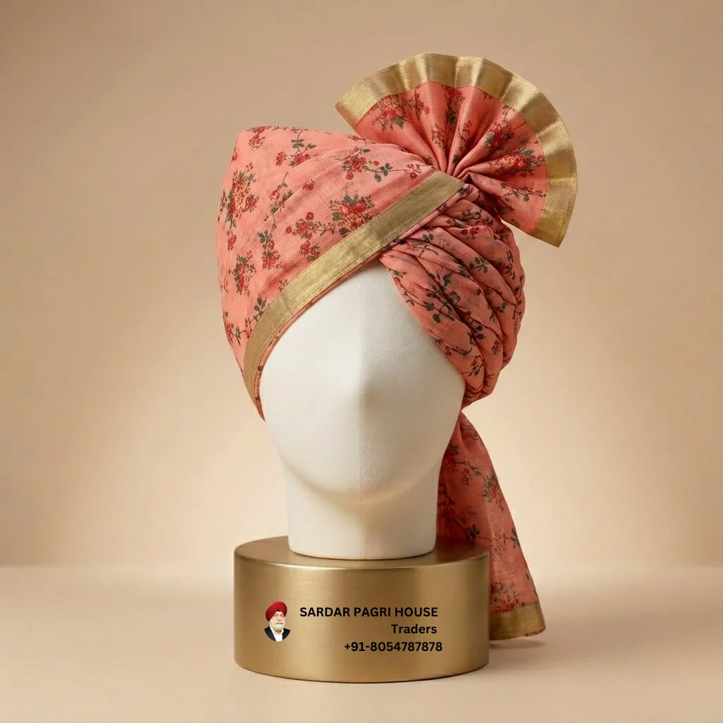 5-meter-blush-pink-printed-tissue-hindu-wedding-turban