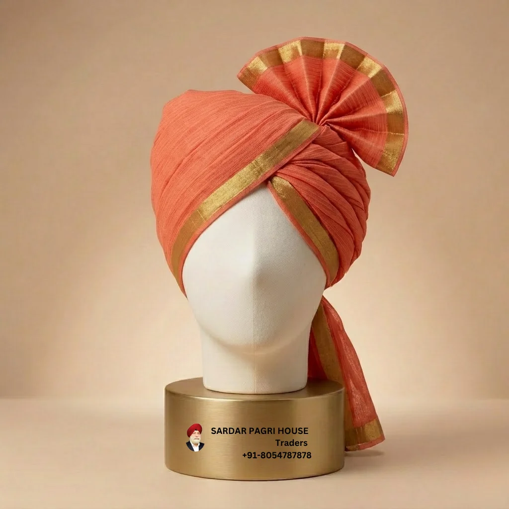 5-meter-fire-orange-printed-tissue-hindu-wedding-turban
