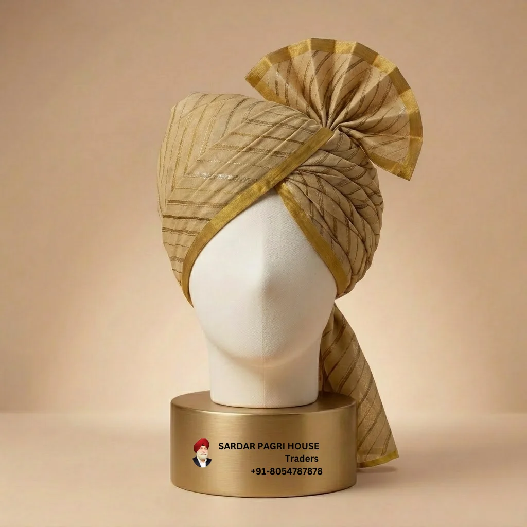 5-meter-golden-printed-tissue-hindu-wedding-turban
