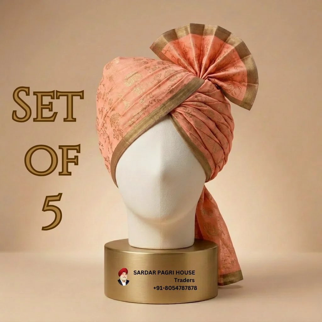 5-meter-peach-printed-tissue-hindu-wedding-turban