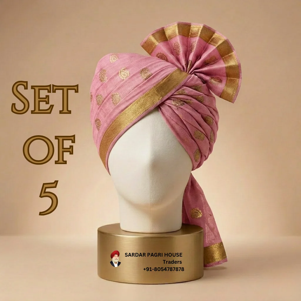 5-meter-pink-printed-tissue-hindu-wedding-turban