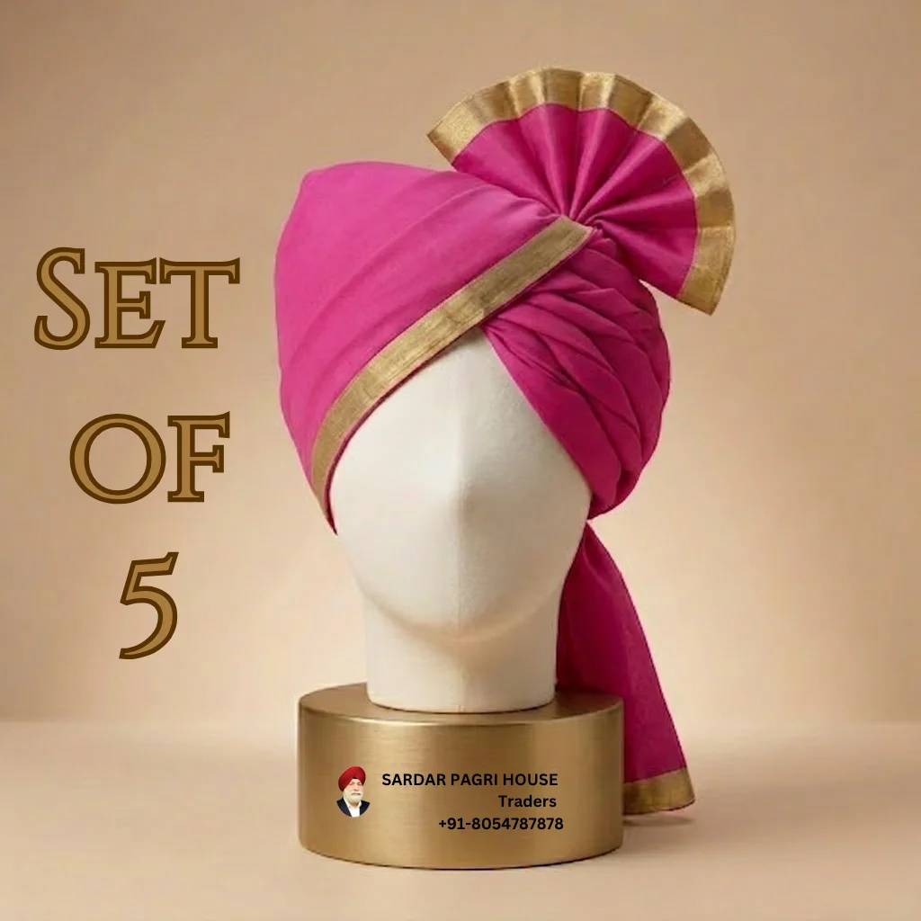 5-meter-pink-tissue-hindu-wedding-turban